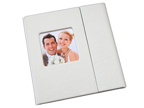 Elegant 3er CD/DVD/Blueray Hülle. DVD Case für 3 Disk mit Bildfenster. Farbe Weiss - 3
