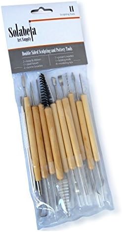 Solabela 11-pc Pottery Sculpting Tools