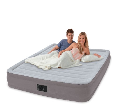 Intex Luftbett Comfort-Plush MID Queen (230 V), Grau, 152 x 203 x 33 cm - 2