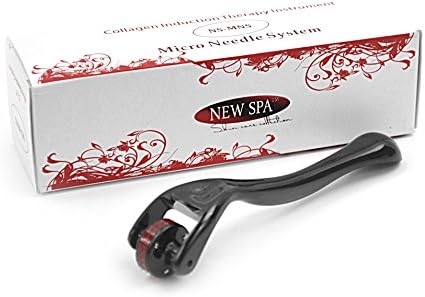 Microneedle Roller NEW SPA Ruby for Eye Zone and Lips, Narrow, Titanium, Medical Grade Stainless Steel Needles (1.50mm)