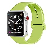 Cinturino Apple Watch: i migliori da comprare 10 ZRO Cinturino for Apple Watch, Morbido Silicone Braccialetto Sportiva di Ricambio per 42mm iWatch Serie 3/ Serie 2/ Serie 1, Taglia S/M, Rosso