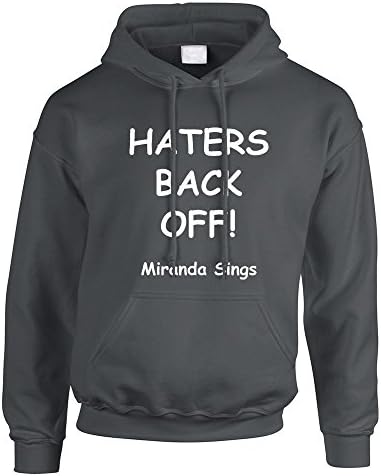 HATERS BACK OFF! MIRANDA SINGS BLACK HOODIE (MEDIUM)