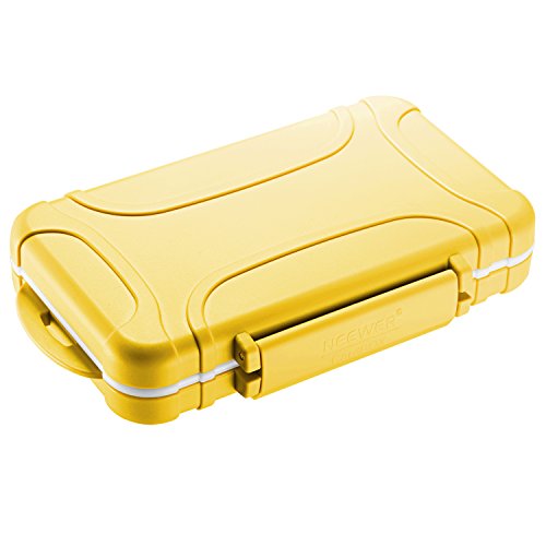 Neewer 14 Schlitze Speicherkarten-Etui-Halter, haltbarer wasserdichter Anti-Schock Speicherschutz-Karten-Etui für 10 Mikro-Sd-Karten / 10 TF Karten / 2 CF Karten und 4 SD Karten / 4 XD Karten / 2 CF Karten (Gelb) - 7