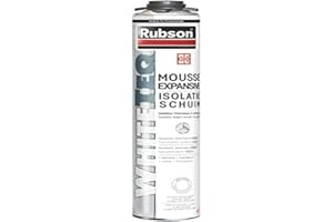 RUBSON Schiuma espansiva isolamento termico e fonico, bianca, aerosol pistola da 750 ml