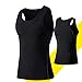 Produktbild Swallowuk Herren Compression Tank top Unterhemden Elastic Fitness Stringer Gym Shirt Weste Sport Vest Muscleshirt (XXL, Schwarz)