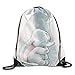 Produktbild ewtretr Turnbeutel, Dumbo Being Held by His Mother's Trunk Drawstring Backpack Travel Bag Gym Outdoor Sports Portable Drawstring Beam Port Backpack for Girl Boys Woman Female