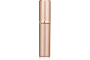 Aurdox Perfume Atomiser, 5ml Refillable Travel Size Perfume Bottle, Leaking Proof, Bottom Pump without Funnel, elegant portalbe size for women and men, Rose Gold,