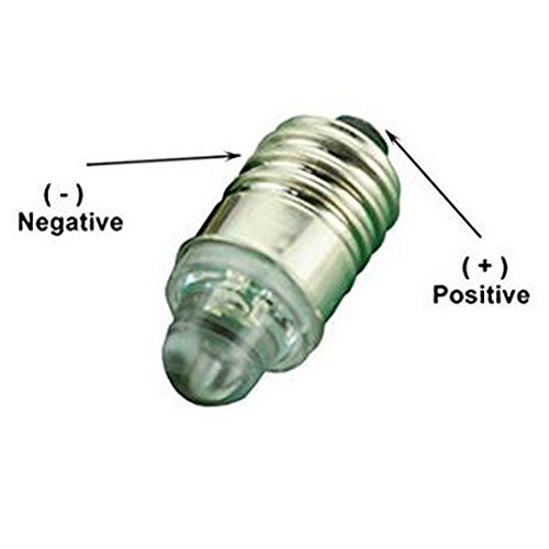 E10 LED Leuchtmittel Petzl Stirnlampe Scheinwerfer Zoom Duo 0,1 W 3 V, weiß - 3