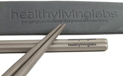 Strong Lightweight Titanium Chopsticks by HealthyLivingLabs by HealthyLivingLabs