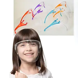 SISTER Full Face Shield For Kids (above 6 years) | Anti-fog, Washable, fits Perfectly with Removable Nose Rest (PACK OF 1) You get any 1 Color randomly