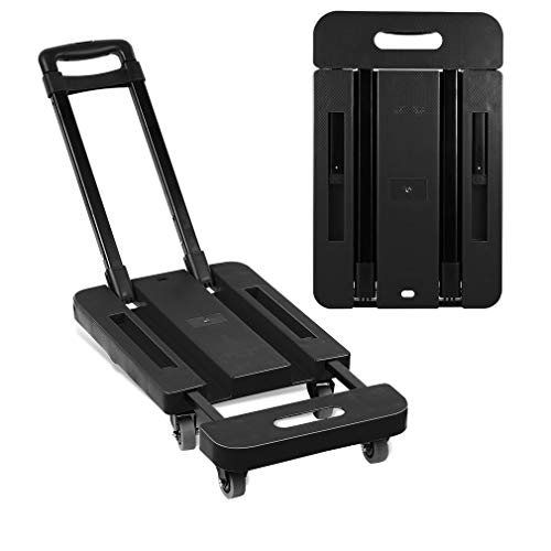 Buy Foldable trolley 6 Wheels Hand Trolley Extendable Flat Luggage