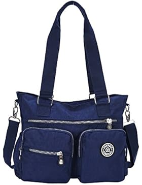 Damen Handtasche Wasserdichte Nylon Messenger Tasche Umhängetasche Schultertasche Multifunktions Tasche