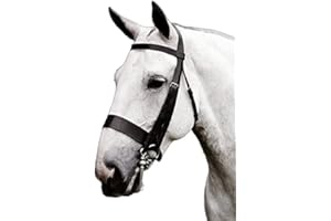 Pets2Care PLAIN HUNTER BRIDLE WITH 2" NOSEBAND & 1" BROWBAND PREMIUM QUALITY (FULL)