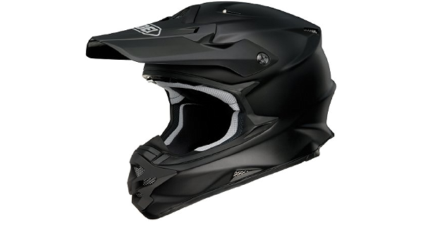 Shoei vfx-w opaco nero off Road moto casco : Amazon.it: Sport e tempo libero