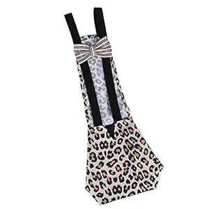 Drunkers Pet Goose Chicken Duck Poultry Reusable Soft Fabric Diaper Leopard Print L