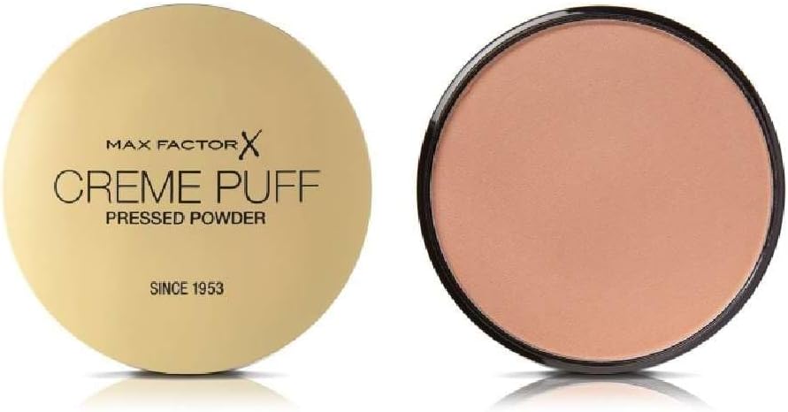 Max Factor Creme Puff, Pressed Compact Powder, 005 Translucent, 21 G