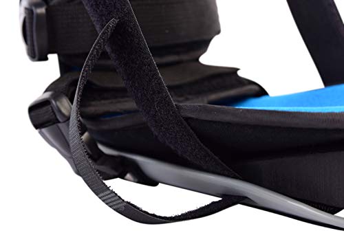 Active Orthotics Tutore Notturno per Il Trattamento di Fasciti Plantari Tendiniti Tutte Le Misure - Grigio/Nero/Blu, Donna 7.5-9