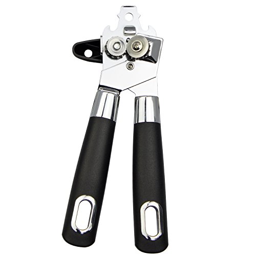 Dosenöffner – ZWOOS 3-in-1 Sicherheits Flaschenöffner Mitbringt Büchsenöffner Ergonomisches Rutschfestes Design mit Glattem Rand und Loch Zum Aufhängen Hat - 2