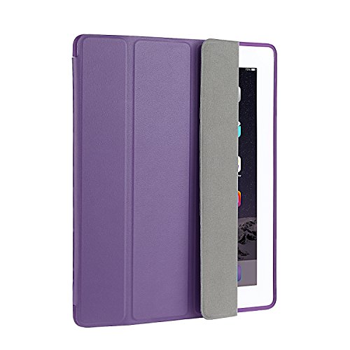 H  lle f  r iPad 2   iPad 3   iPad 4 CICMOD   Smartcover Case Tasche Schutzh  lle Etui Auto Aufwachen Schlaf Funktion mit Multi St  nder und Anti-Sto 