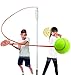 Produktbild KreativeKraft Tennisschläger Strike, Classic Swing Tennisball Set Mit 2 Schlägern, Spiralstange Und Tennisball | Ball Gartenspielset | Einfache Einrichtung Von Sport- Und Outdoor Spiele für Kinder