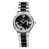Stella Maris Damen-Armbanduhr Analog Quarz Premium Keramik Diamanten - STM15Y3
