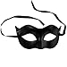 Price comparison product image Black Matte Classic Style Venetian Mask, Masquerade, Burlesque Ball Party