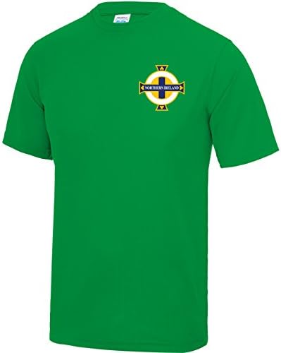 Printmeashirt Kids Customisable Northern Ireland Style Home Football Kit Shirt and Shorts