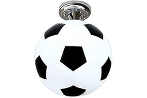 BILYSKEP Kinderzimmerlampe Jugendzimmer Kinderzimmer Lampe Fußball Schwarz Weiß Kinder LED für Mädchen und Jungen und Lampen Kinderzimmer Licht Cartoon