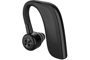ATFKZADV Auricular Bluetooth 5.0 Inalámbrico Con Micrófono, Comercial Manos Libres Con Sonido De Alta Fidelidad y Llamadas Claras y Ligeras Para Oficina, Conducción