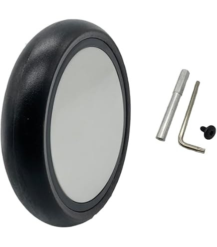 Roues De Rechange Pour Poussette Lyrlody - Caoutchouc, Universelles - Avant/Arrière, 13cm