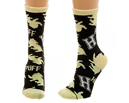 Preisvergleich Produktbild Harry Potter Hufflepuff Socken schwarz / gelb