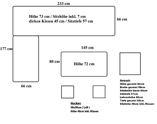 Hohe Dinning Poly Rattan Lounge inkl. einem Sessel und zwei Hocker 