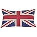 Produktbild GONO Zierkissen Zierkissenbezüge Baumwollgewebe-Weinlese-Art-amerikanische Flagge die Sterne und die Streifen-Lendenkissen-Abdeckung NierePillowcase Zierkissen UK Style