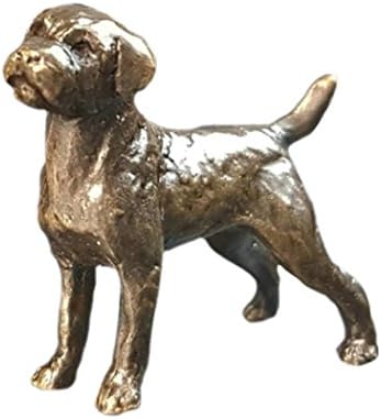 Marquise Jewellery Bronze Border Terrier - Bronze Miniature Figures - Butler & Peach.