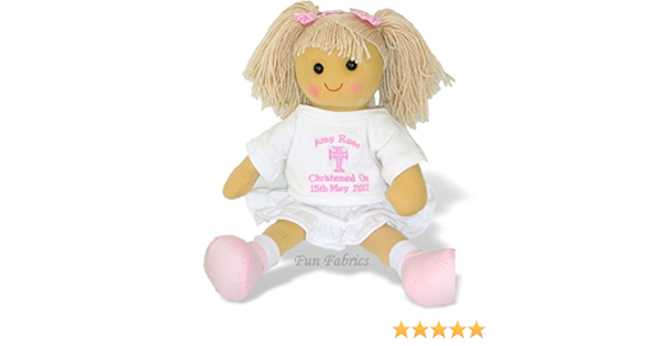 christening doll personalized