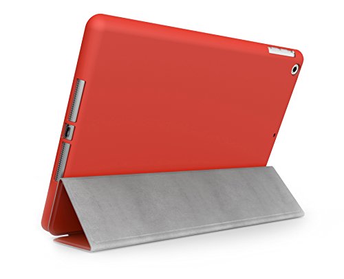 Khomo iPad Pro 12.9″ Hülle Case Rot Rotes Gehäuse mit doppelten Schutz ultra dünn und leicht, Smart Cover – Dual Red - 4