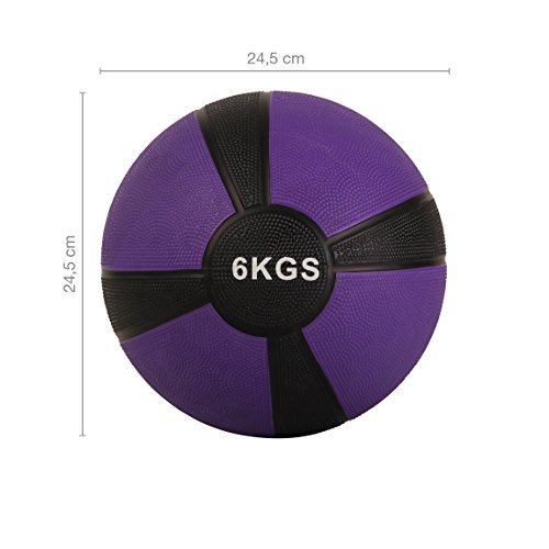 Medizinball Medizin Gewichtsball von POWRX 1 – 10 kg | versch. Farben - 6