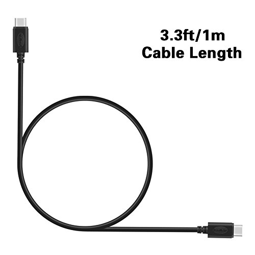 USB Type C Kabel, iVoler [3.3ft/1m] USB 2.0 Type-C auf Type-C Datenkabel Reversible Ausführung mit Benutzerfreundlichkeit voll Abwärtskompatibel für Huawei P9 / P9 Plus, LG G5,HTC 10,Nexus 6P/5X, Asus Zenfone 3,Microsoft Lumia 950/950XL, Oneplus 2 / 3, Xiaomi Mi 5, New Apple MacBook 12’’, ChromeBook Pixel, Nokia N1, Handy,Tablet und andere Type-C Unterstützte Geräte - 2