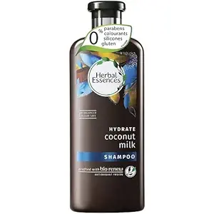 Herbal Essences Coconut Milk SHAMPOO- For Hydration- No Paraben, No Colorants, No Gluten , 400 ML