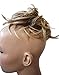 HAIR EXTENSION SCRUNCHIE NATURAL BLONDE UP DO DOWN DO MULT TONES SPIKY TWISTER