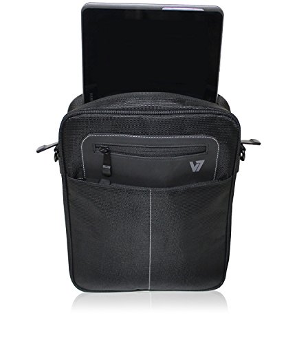 V7 CMX3-9E Cityline Vertical Messenger Tasche für Apple iPad/Tablet bis 25,6 cm (10,1 Zoll), schwarz - 2