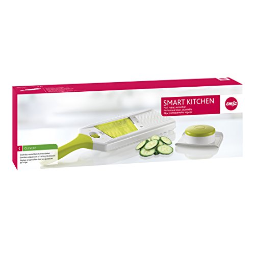 Emsa 507494 Profi-Hobel, Verstellbare Klinge, Länge: 38 cm, Weiß/Grün, Smart Kitchen - 6