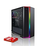 Fierce RGB Gaming PC - Intel Core i7 8700 4.6GHz, NVIDIA GTX 1650 4GB, 16GB 2666MHz, 1TB Hard Drive, Windows 10 Compatible (Medusa Vantage 191360)