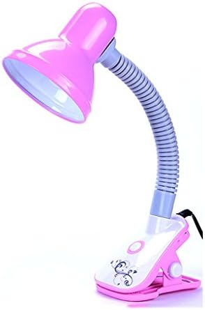 Light City Children Table Lamp Clip Type Pink, LED Eye Protection Student Reading Lamp Bedside Lamp, Bedroom, Study, Kitchen Emergency Lighting