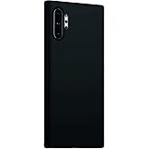 Siyah Samsung Galaxy Note 10 Plus ile Uyumlu Kılıf Silikon Rubber Telefon Kılıfı ve Kabı Darbe Emici, İnce ve Yumuşak Dokulu,