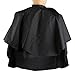 Segbeauty® Waterproof Nylon Salon Hair Cape Barber Cape, Velcro Closure Odourless Hair Stylist Cape, Black Mini Comb-out Make-up Beard Trimming Shampoo Hair Color Haircut Apron