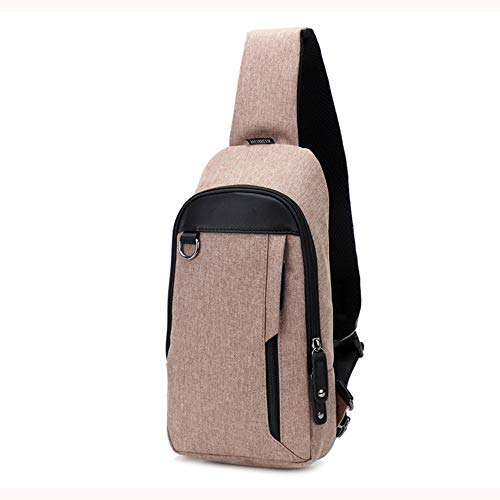 Preisvergleich Produktbild Yiwuhu Leichte kleine Brustrucksack-Schultertasche Messen Nylon Stoffbeutel Trend Brusttasche Messenger Bag Männer und Frauen Brusttasche Multifunktionsrucksack für Erwachsene / Kinder