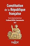 Constitution de la République française 2017 - 14e éd.