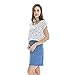 Bearsland Women's Breastfeeding and Nursing Striped Summer Dress with Shirt Over Top Blue UK Size 14-16