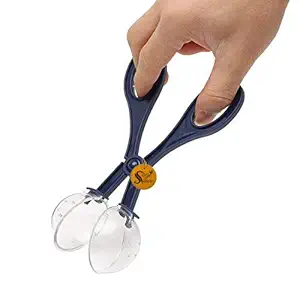 Sage Square Worm/Insect Food Feeder Tool for Reptile/Terrarium/Aquarium/Snake/Python/Lizard/Gecko/Iguana/Turtle/Scorpion/Frog/Fish (Blue)